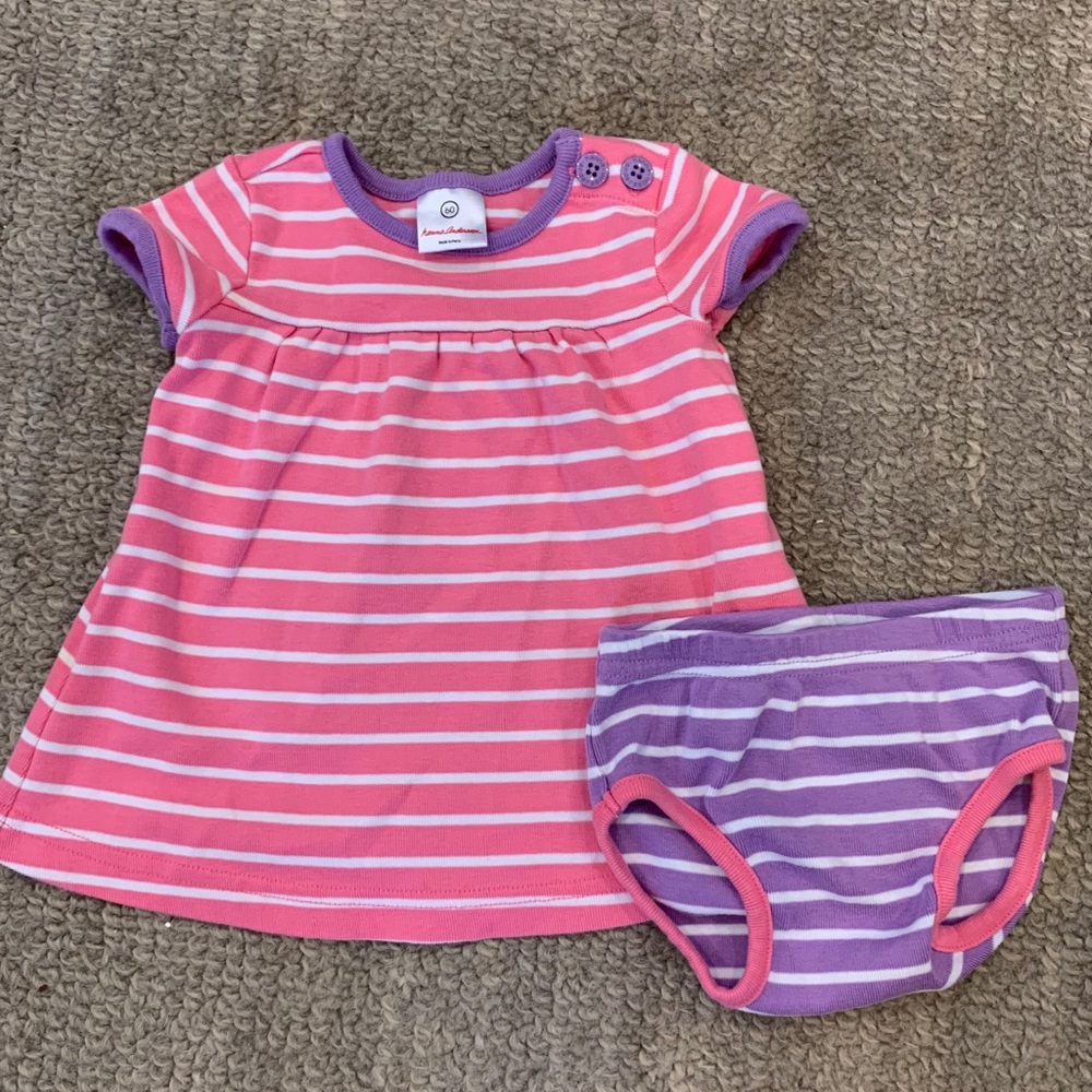 Adorable Hanna Andersson baby dress, 3-6 months